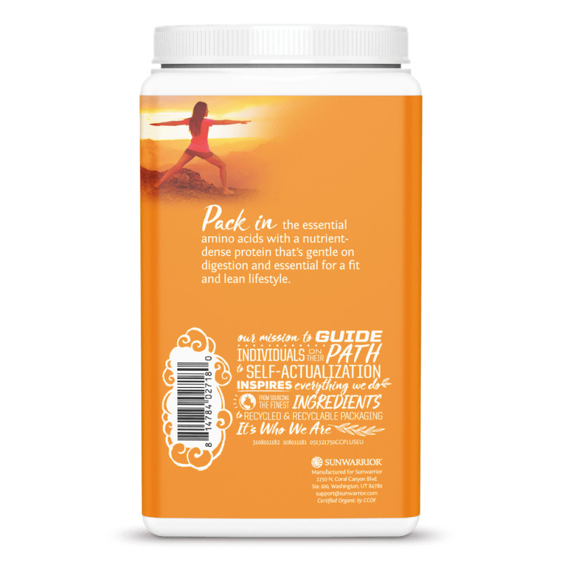 Sunwarrior - Protéine Plus Chocolat Bio, Poudre Quantité 750 g – Image 4