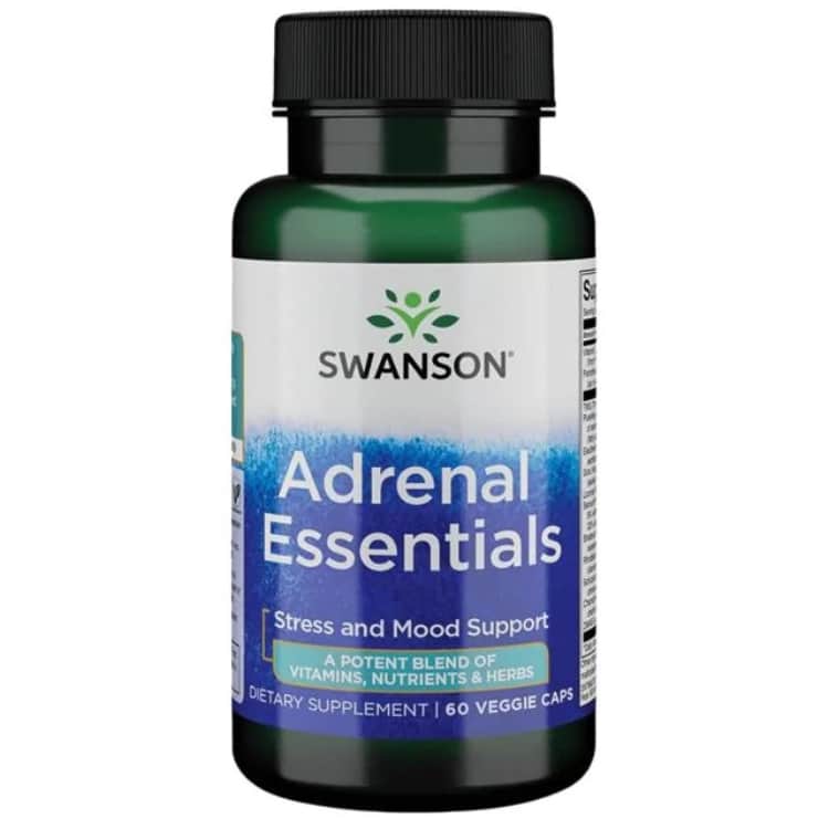Swanson - Adrenal Essentials - 60 vegetabilske kapsler