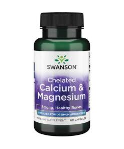 Swanson - Albion Calcium & Magnesium - 60 caps