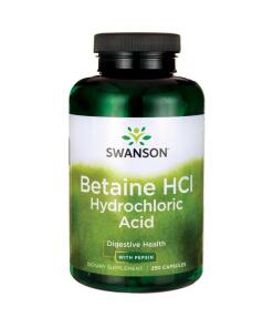 Swanson - Betaine HCl Hydrochloric Acid - 250 vcaps