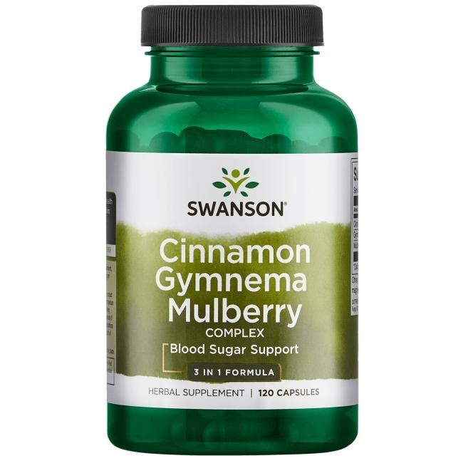 Swanson - Cinnamon Gymnema Mulberry Complex - 120 caps