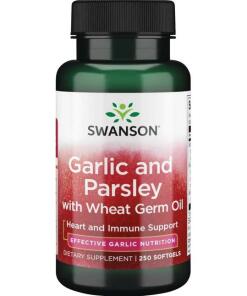 Swanson - Garlic and Parsley with Wheat Germ Oil - 250 softgels