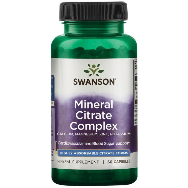 Swanson - Mineral Citrate Complex - 60 caps
