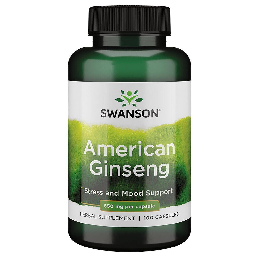 Swanson - SWANSON American Ginseng 550mg 100kaps
