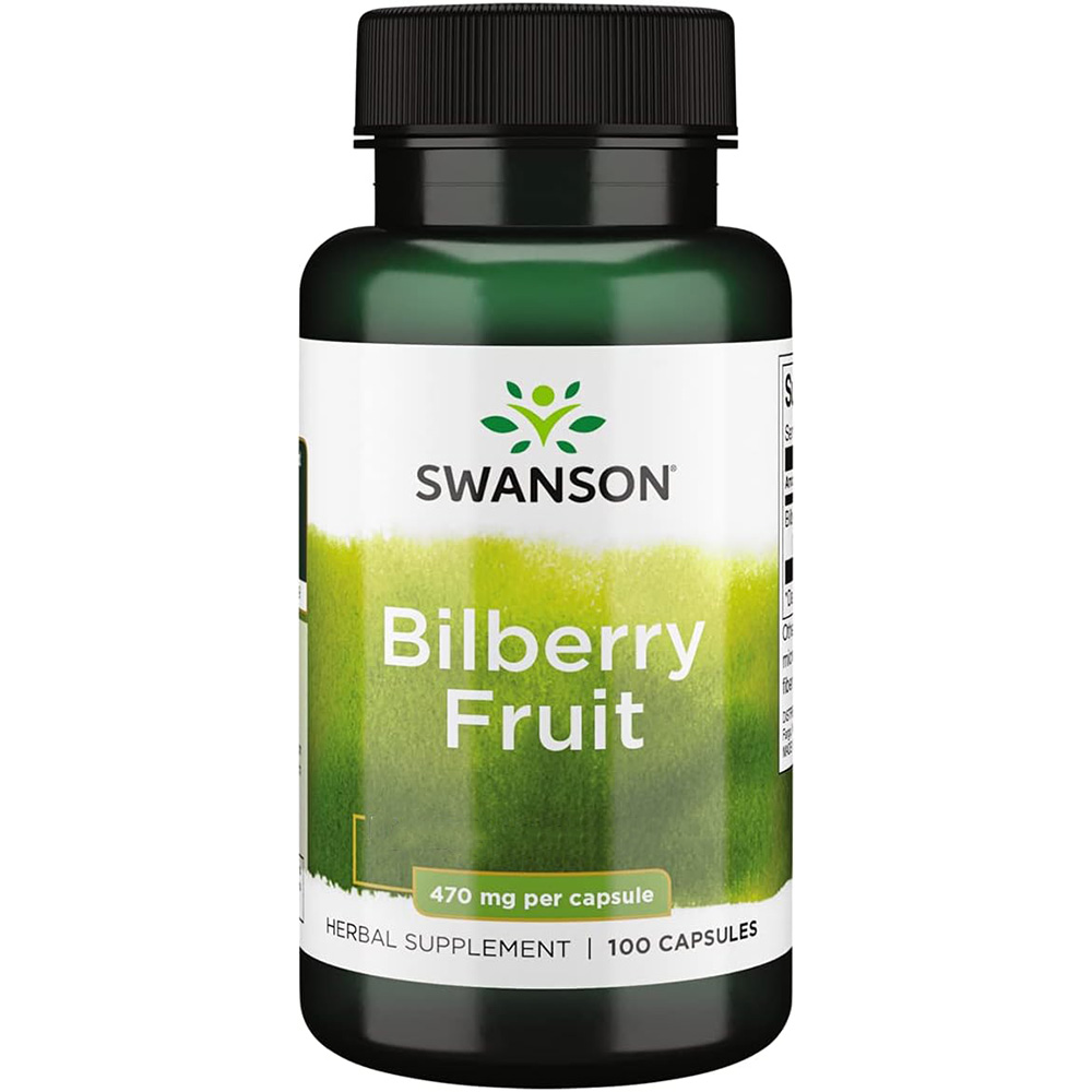 Swanson - SWANSON Bilberry Fruit 470mg 100kaps