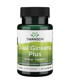 Swanson - SWANSON Dual Ginseng Plus 60 kaps