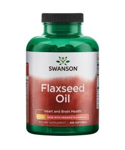 Swanson - SWANSON Flaxseed Oil 1000mg 200 ¿elków