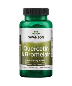 Swanson - SWANSON Kwercetyna i Bromelina 100 kaps