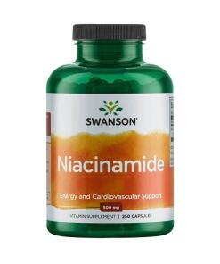 Swanson - SWANSON Niacinamide 500mg 250 kaps