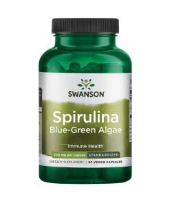 Swanson - SWANSON Spirulina standaryzowana 90 kaps