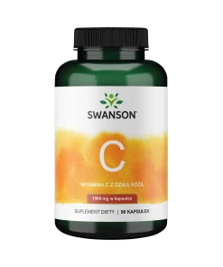 Swanson - SWANSON Witamina C1000 + dzika ró¿a 90 kaps