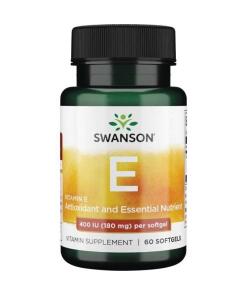 Swanson - SWANSON Witamina E 400IU 60kaps