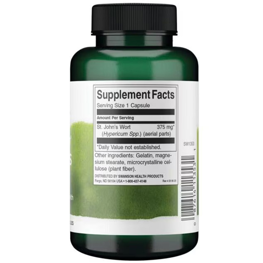 Millepertuis, 375mg - 60 caps – Image 3