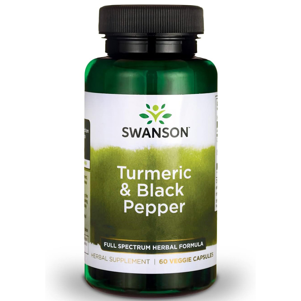 Swanson Curcumine & Berbérine avec Poivre Noir 60 capsules – Image 2
