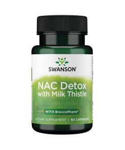 Swanson - Swanson NAC Detox Depot with Milk Thistle-With Broccophane 60 capsules