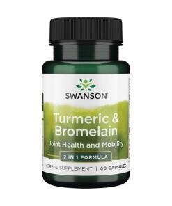 Swanson - Turmeric & Bromelain - 60 caps