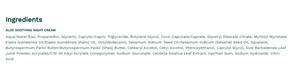 Crème de nuit à l'aloe vera The Body Shop (50 ml) – Image 2