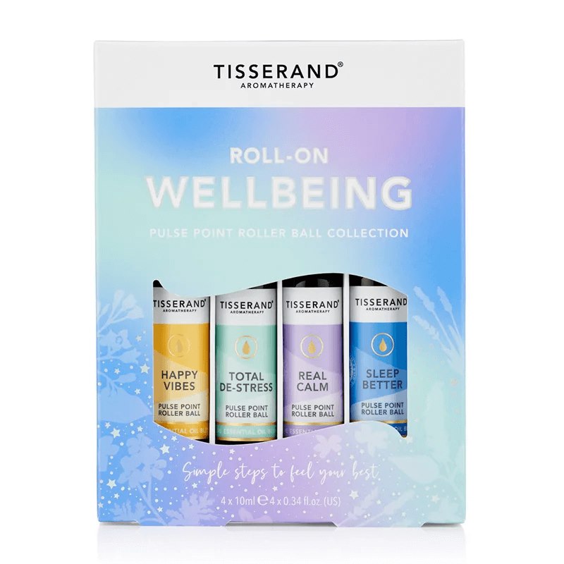 Tisserand Aromatherapy - TISSERAND AROMATHERAPY Roll-on Wellbeing - Essential Olis (4 x (10 ml / 0
