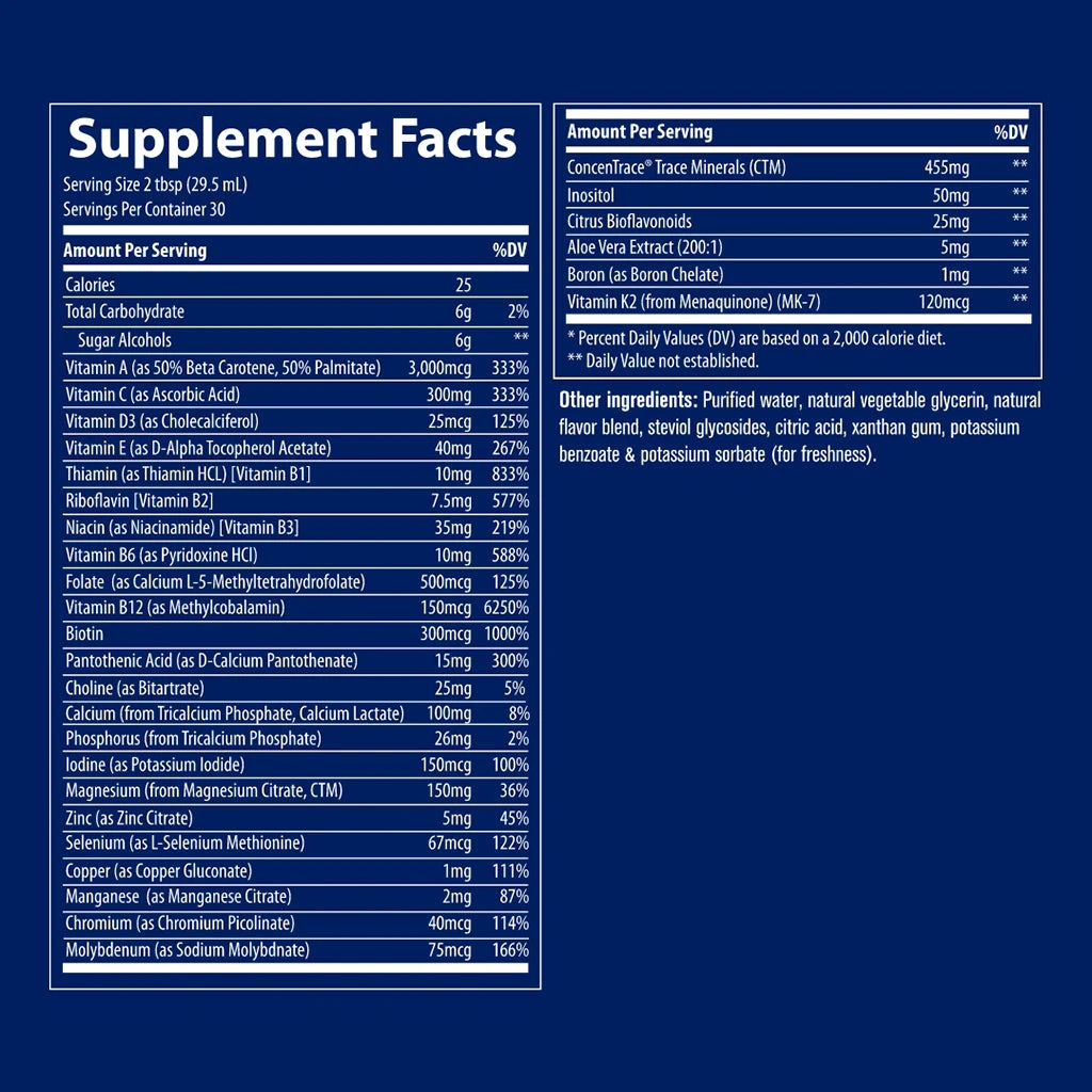 Liquid Multi Vitamin-Mineral, Berry - 887 ml. – Image 5