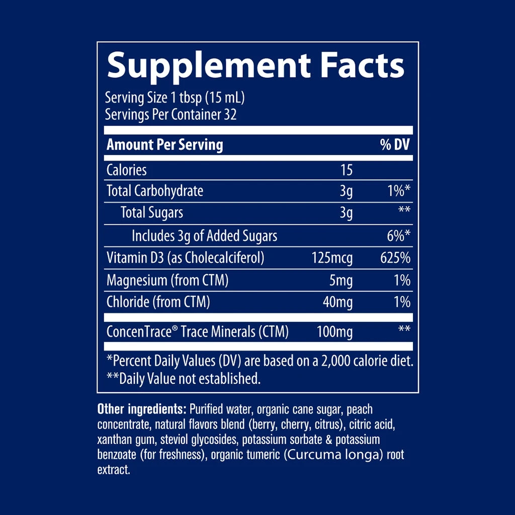 Vitamine D3 liquide, cerise tropicale - 473 ml. – Image 4