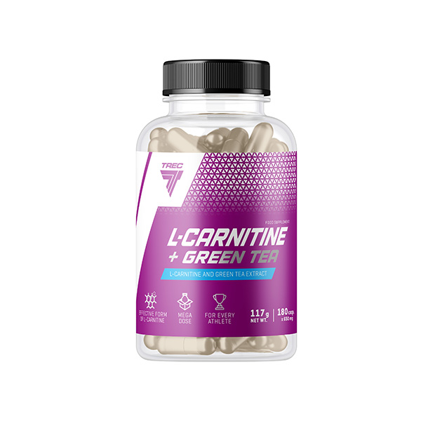 Trec Nutrition - L-Carnitine + Green Tea - 180 caps