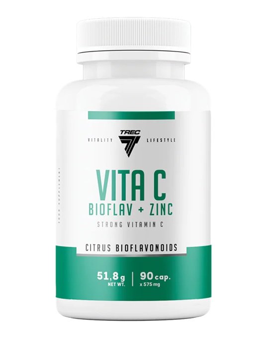 Trec Nutrition - Vita C Bioflav + Zink - 90 kapsler