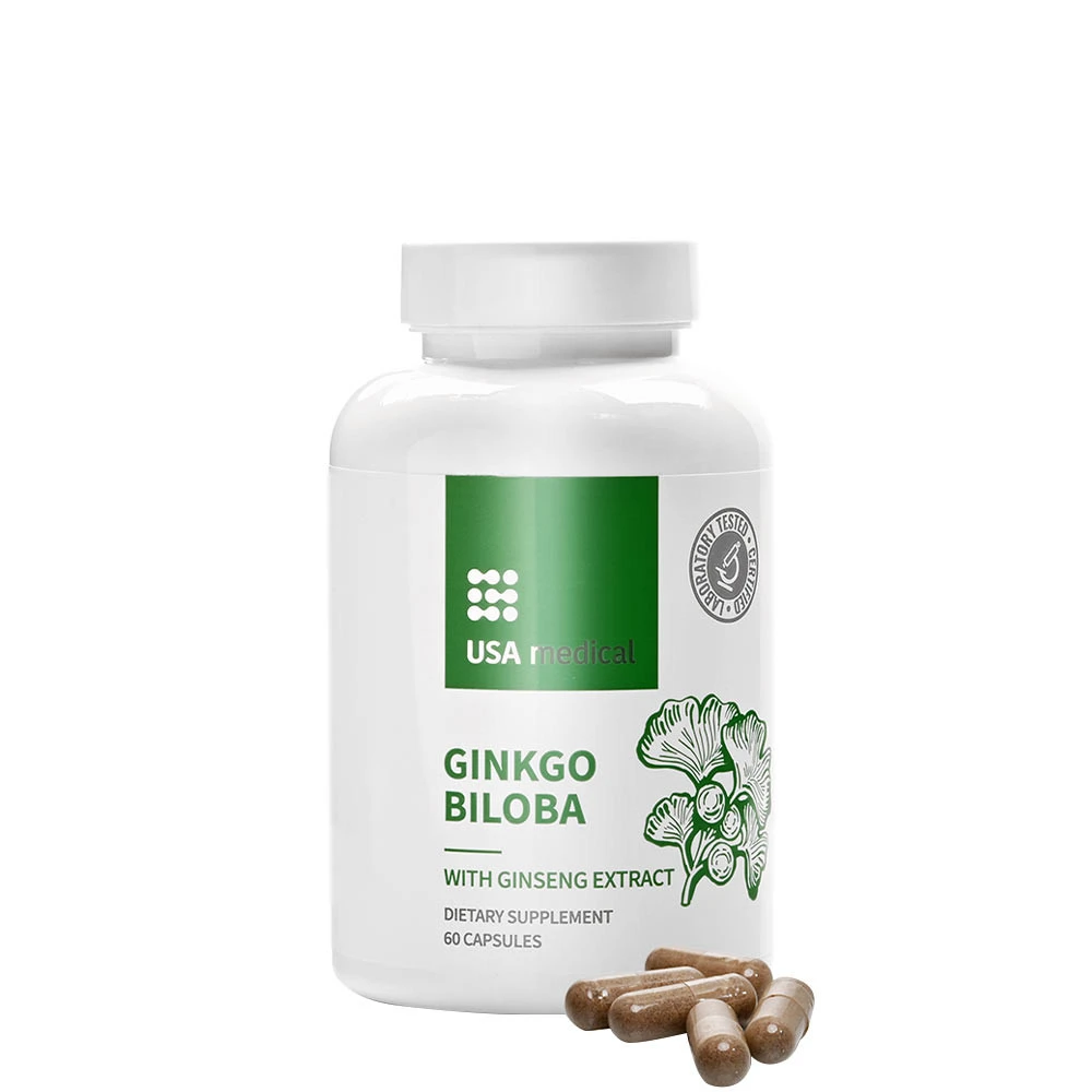 USA medical - USA medical Ginkgo Biloba (60 Capsules)