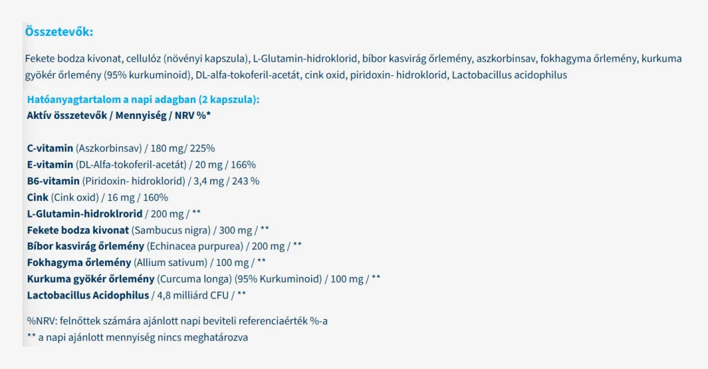 Soutien immunitaire médical des États-Unis (60 capsules) – Image 2