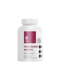 USA medical - USA medical Iron Boost Matrix BioFerrin® (60 Capsules)