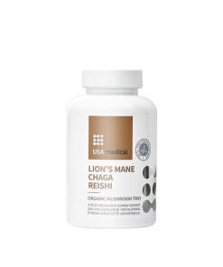 USA medical - USA medical Organic Mushroom Trio (60 Capsule)