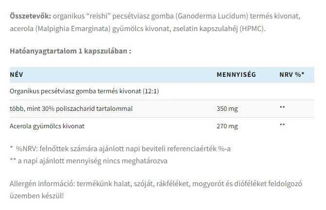 Reishi biologique médical des États-Unis (60 capsules) – Image 4