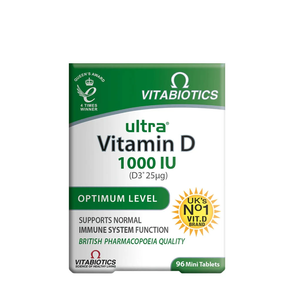Vitabiotics - Vitabiotics Ultra Vitamin D 1000 IU (96 tablets)