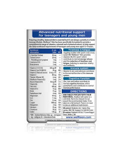 Vitabiotics - Vitabiotics Wellteen Him  (30 Tablets)