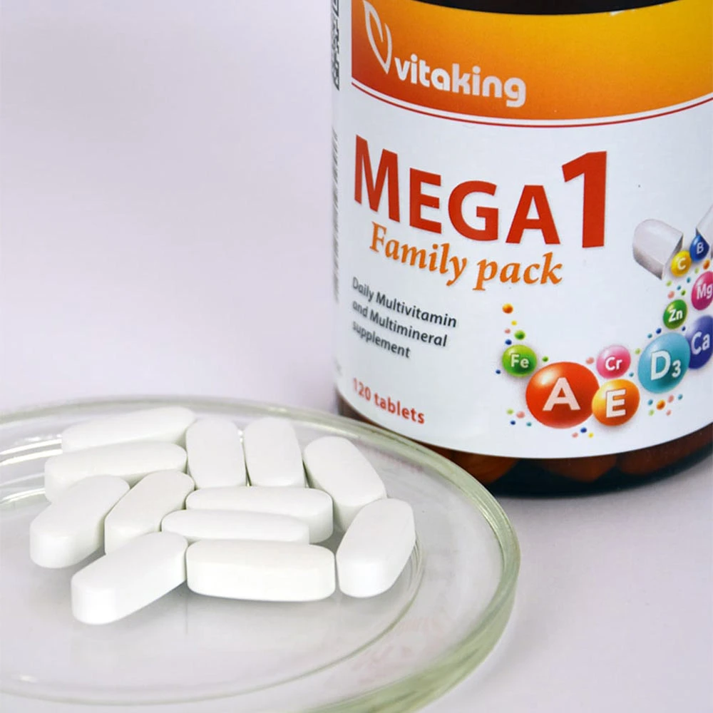 Vitaking Méga-1 Multivitamines (120 comprimés) – Image 5