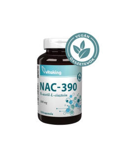 Vitaking - Vitaking NAC-390 (N-acetyl-L-cysteine) 390 mg (120 Capsules)