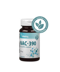 Vitaking - Vitaking NAC-390 (N-acetyl-L-cysteine) 390 mg (60 Capsules)