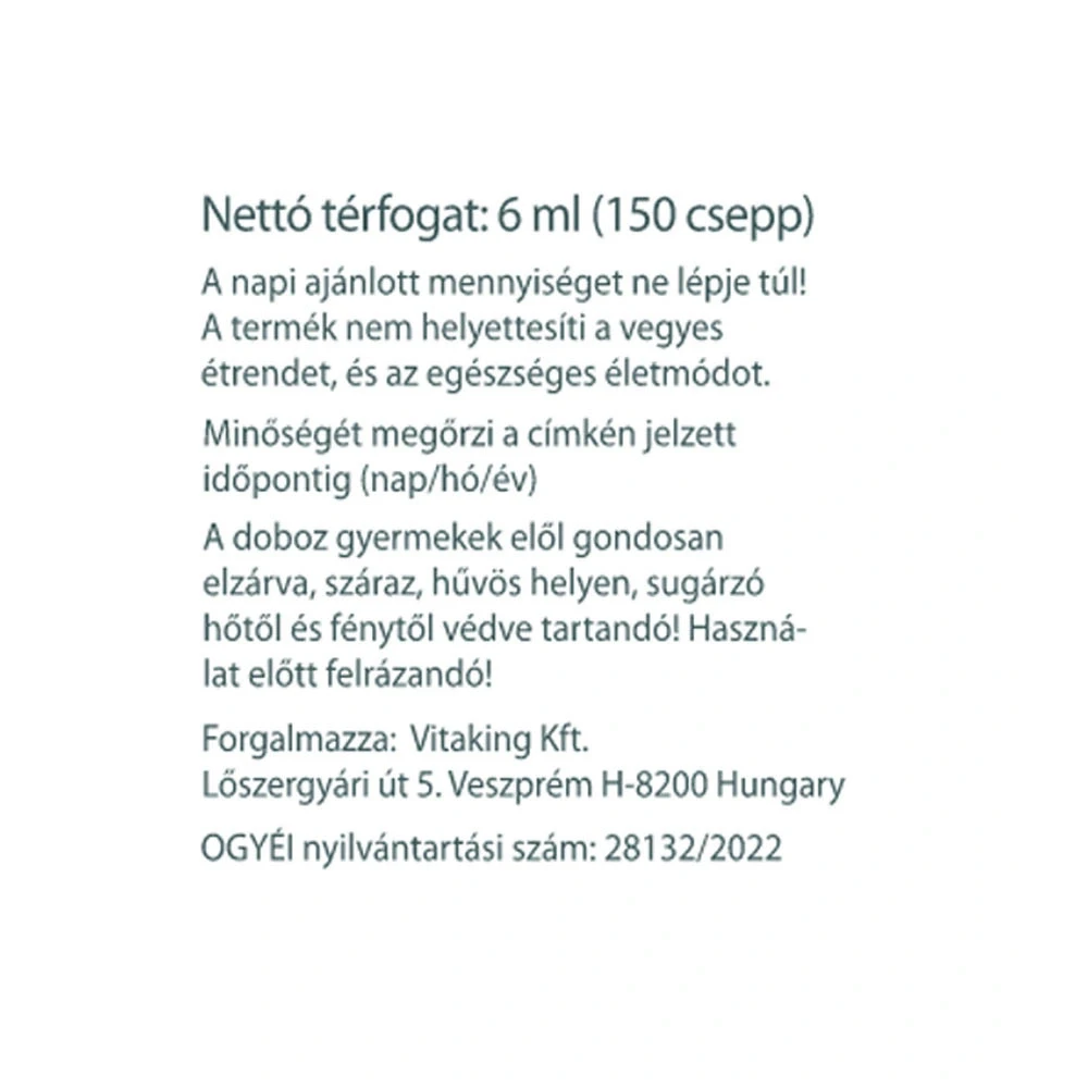 Complexe Probiotique Vitaking 6 ml (150 gouttes) – Image 3