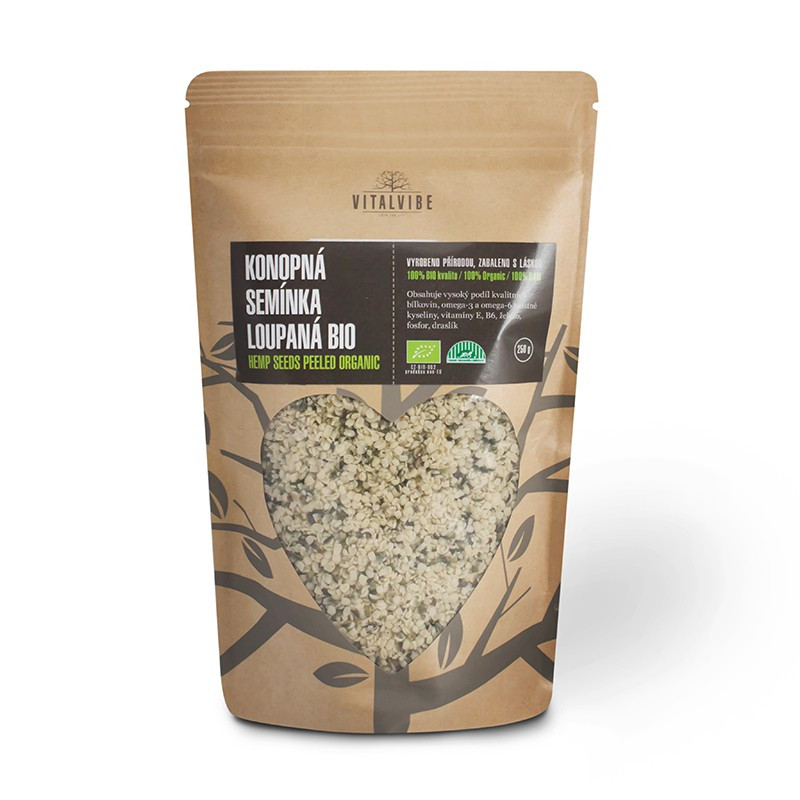 Vitalvibe - Vitalvibe - Hemp Hearts Organic Quantity 250 g