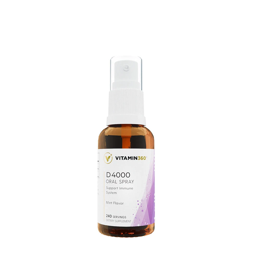 Spray oral de vitamine D4000 UI Vitamin360 (30 ml, saveur menthe) – Image 7