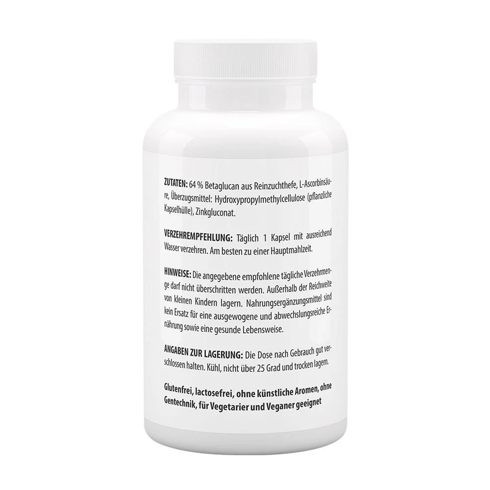 Betaglucane 500 de Vitaworld (90 capsules) – Image 3