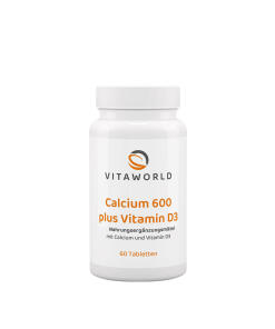 Vitaworld - Vitaworld Calcium 600 plus vitamin D3 (60 Tablets)