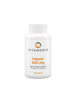 Vitaworld - Vitaworld Ginger 500 mg (120 Capsules)