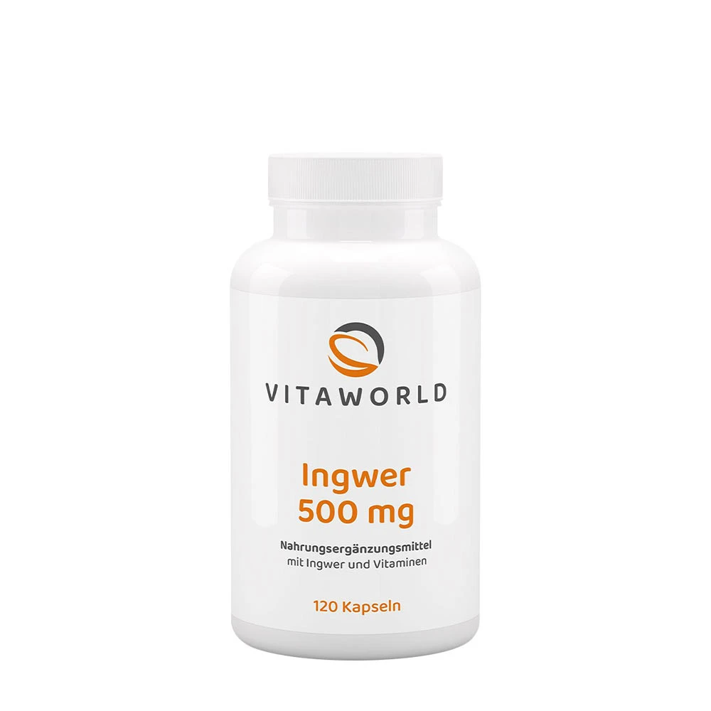 Vitaworld - Vitaworld Ginger 500 mg (120 Capsules)