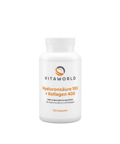 Vitaworld - Vitaworld Hyaluronic Acid 100 + Collagen 400 (120 Capsules)