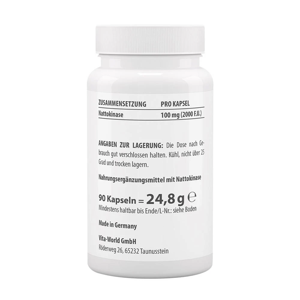 Vitaworld Nattokinase (90 gélules) – Image 2