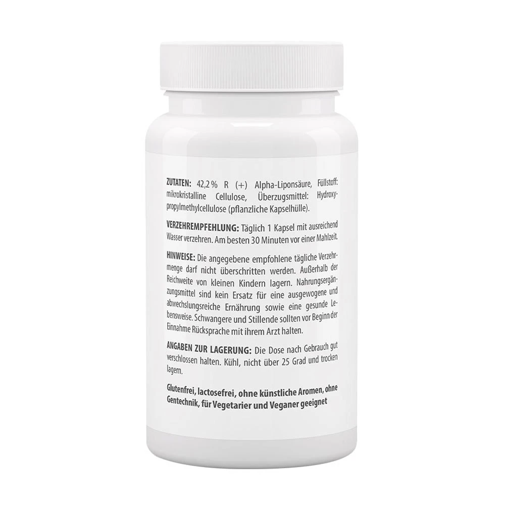 Vitaworld R (+) Acide Alpha Lipoïque 200 mg (100 capsules) – Image 3