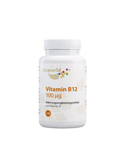 Vitaworld - Vitaworld Vitamin B12 100 mcg (180 Capsules)