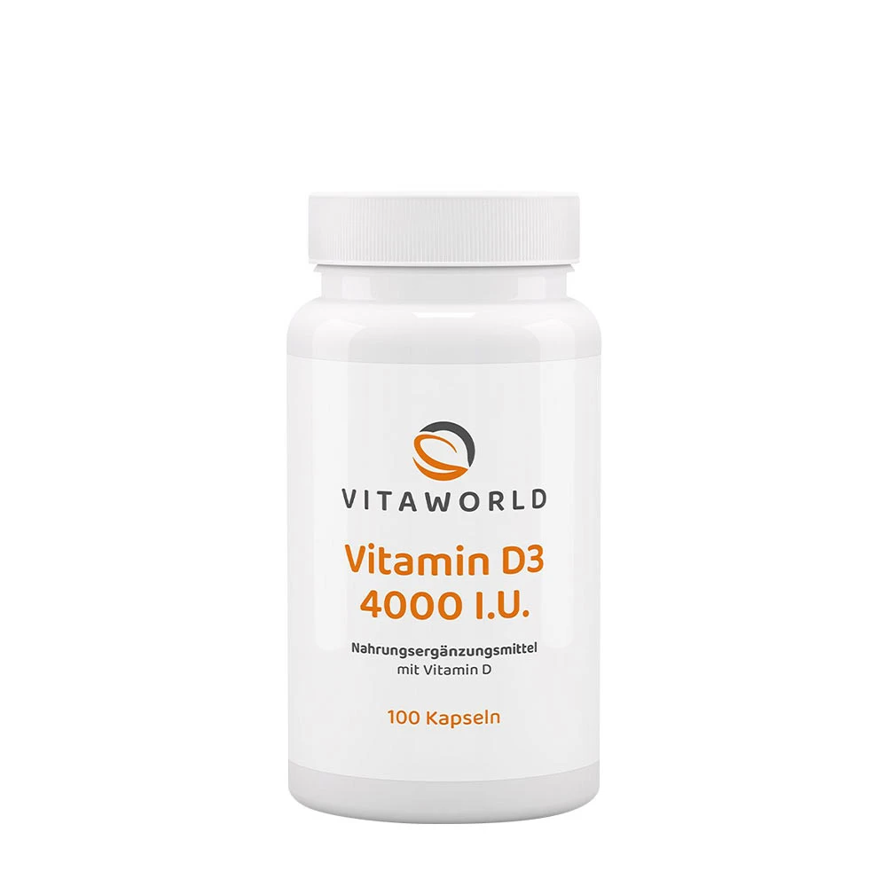 Vitaworld - Vitaworld Vitamin D3 4000 IU (100 Capsules)