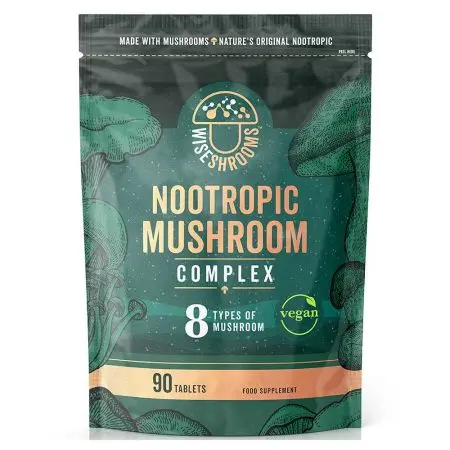 Wiseshrooms - WISESHROOMS Nootropic Mushroom Complex (90 tabs)