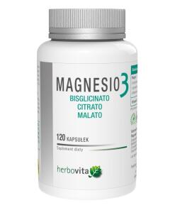 Herbovita - HERBOVITA Magnesio3 (120 kaps.)